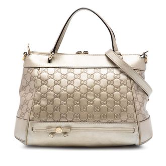 Gucci Pre-owned Gucci Metallic ssima Mayfair Satchel Ladies Q7TBDMHJ86J2VJPG