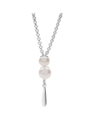 Lucy Quartermaine Royal Pearl Drop Pendant in Sterling Silver at Nordstrom, Size 18