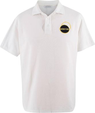 J.W.Anderson Orbital White Polo Shirt Size S