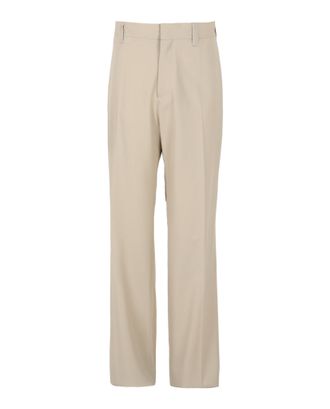 Ferragamo Stitched Wide Leg Trousers
