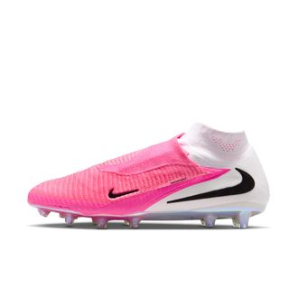 Nike Mens Phantom 6 High Elite Artificial-Grass Soccer Cleats in Pink | IQ1869-900