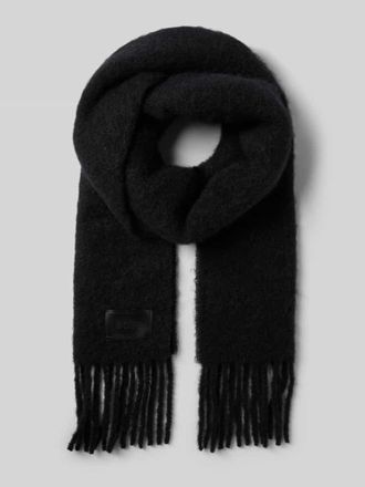 HUGO BOSS Schal aus Alpaka-Mix in Black, Gr&ouml;&szlig;e 1