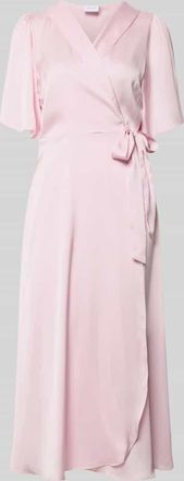 Vila Midikleid in Wickel-Optik Modell VIENNA RAVENNA in Hellrosa, Gr&ouml;&szlig;e 34