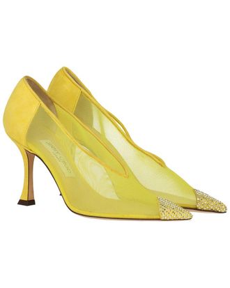 Jimmy Choo London Nicole 90 Mesh Heel