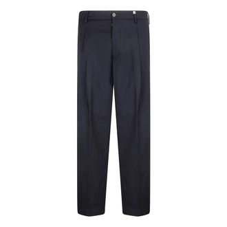 Myths Straight Trousers, male, Black, Size: S Pleated Trousers