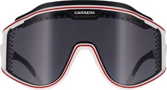 Carrera Shield Mens Matte White Grey Transforma - One Size
