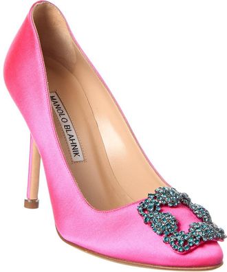 Manolo Blahnik Hangisi 100 Satin Pump