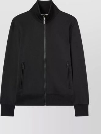 Palm Angels zippered logo track jacket