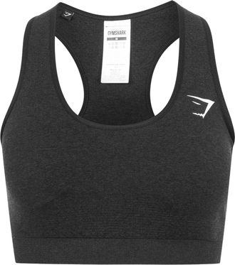 Gymshark Vital Seamless Womens Sports Bra - Black - L