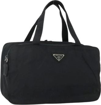 Prada Pre-owned Handbags, female, Black, Size: ONE SIZE Pre-owned Vintage Hand Bag