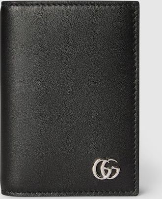 Gucci GG Marmont Bi-fold Card Case, Black, Leather