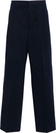 Ami loose-cut tailored trousers - men - Polyester/Cotton - 38 - Blue