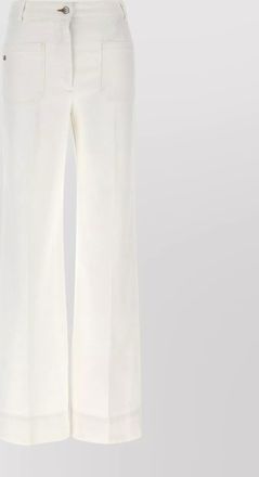 Victoria Beckham alina denim trousers featuring pockets