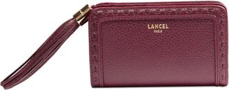 Lancel tassel-embellished bi-fold wallet - women - Polyester/Calf Leather - One Size - Red