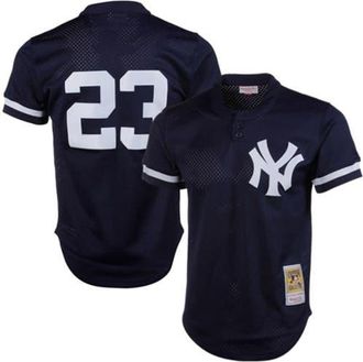 Mitchell & Ness Mens Mitchell & Ness Don Mattingly Navy New York Yankees 1995 Authentic Cooperstown Collection Mesh Batting Practice Jersey at Nordstrom, Size Medium