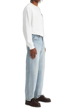 Levi's 568 Loose Straight Jeans In Baby Blue