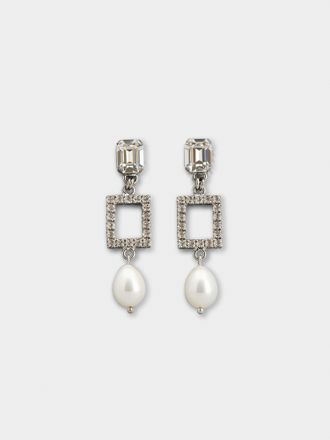 Roger Vivier Earrings in Rhinestones and Beads