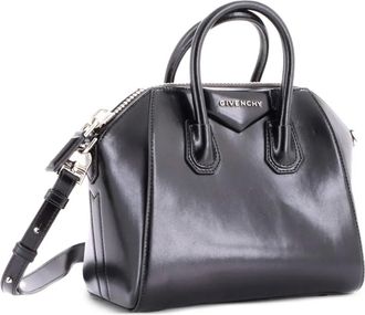 Givenchy Antigona Bag Glazed Leather Mini satchel - Zwart
