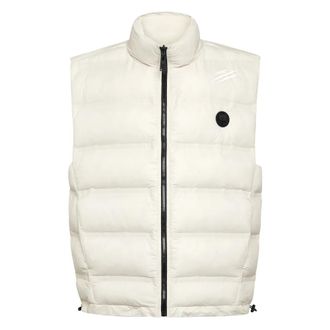 Plein Sport Lichtgewicht Gewatteerd Vest Scratch - Heren - Bodywarmers - Grijs - 2XL - Leer - Fitness