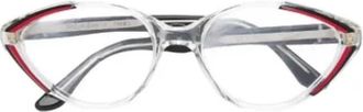 Saint Laurent Pre-owned Acetate sunglasses - Dames - Vintage Accessoires - Rood - ONE Size - Vintage