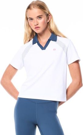 Sergio Tacchini Adelina Polo in Brilliant White at Nordstrom, Size Xx-Large