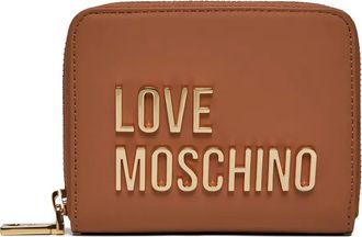 Love Moschino Portemonnee met logo - Bruin