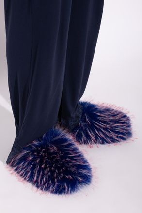 Kurt Geiger Kensington Slides By Kurt Geiger, Womens, Navy Blue