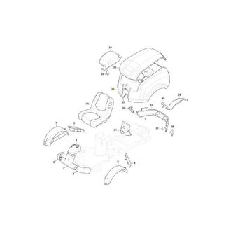 STIGA Sports Cap&oacute; Del Motor Pch Verde Ral 6005 Original Stiga - 337076808/0