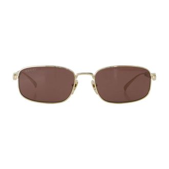 Gucci Unisex Gg2155s-001 Sunglasses Gold Metal