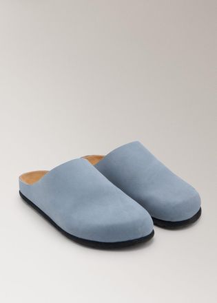 Mango Zoccoli pelle minimal grigio - Donna - 36 - MANGO