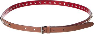 Christian Louboutin Logo Leather Belt