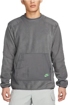 Nike Winter Fleece Crewneck Sweatshirt Asia Sizing Steel Grey DD4855-068