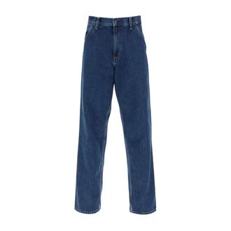 Carhartt Work in Progress Heren, Jeans, Blauw, Maat: W33 Katoen