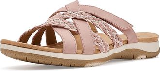 Rockport Sedona Womens Sandals Light Pink Nubuck : 6.5 M (B), Leather