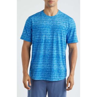 Tommy Bahama Wave Break Flip Reversible Performance T-Shirt in Bering Blue at Nordstrom, Size Xxx-Large
