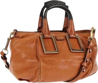 Chlo&eacute; Pre-owned Handbags, female, Brown, Size: ONE SIZE Pre-owned Hand Bag