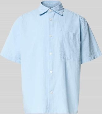 Selected Relaxed Fit Freizeithemd aus reiner Baumwolle Modell STUART in Hellblau, Gr&ouml;&szlig;e XXL