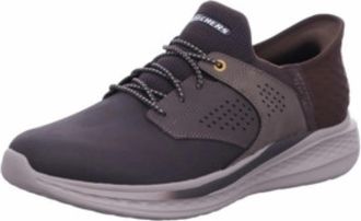 Skechers Bruine Heren Sneaker- Moderne Stijl - Heren - Sneakers - Bruin - 41 EU - Schoenen