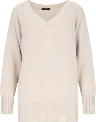 Canessa Maglione con effetto vissuto - Toni neutri