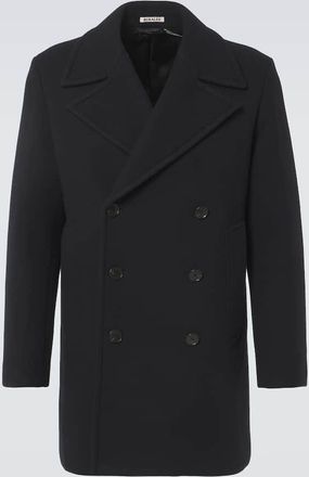 Auralee Wool melton peacoat