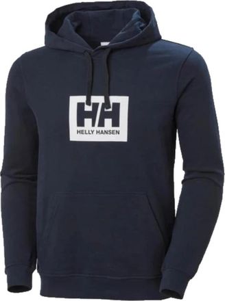 Helly Hansen Hoodies - Heren - Hoodies - Blauw - XS - Katoen - Hoodies & sweatvesten