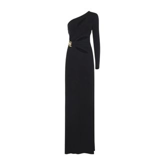 Elisabetta Franchi Abr2561E2 Evening Gown - female - Elisabetta Franchi - Gowns - Black - L - Dresses