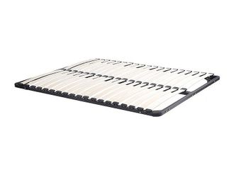 Vente-Unique Rete Rete a doghe da montare - Senza piedi - 120 x 200 cm - 2 x 19 doghe - Nero - KALISTA di YSM&Eacute;E