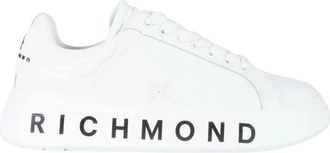 John Richmond 31016 Sneakers - Heren - Sneakers - Wit - 46 EU - Leer - Schoenen