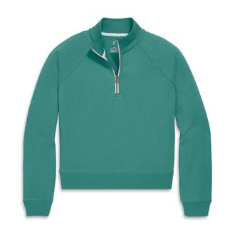 primary Adult Half-Zip Sweatshirt in Sunwashed Teal at Nordstrom, Size Xx-Large