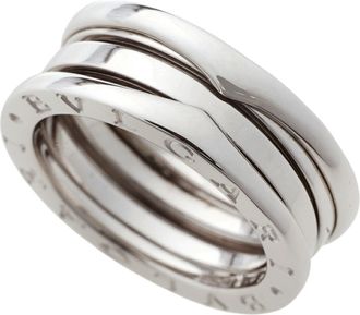 Bulgari White Gold White Gold (18K) Band Ring (Pre-Owned)
