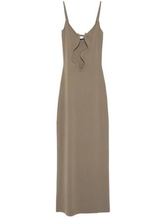 CHRISTOPHER ESBER Salacia wire column dress - Green