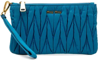 Miu Miu Pre-owned Miu Miu Matelasse Nylon Clutch Ladies 4GJ7FIVPPOXUM31Y