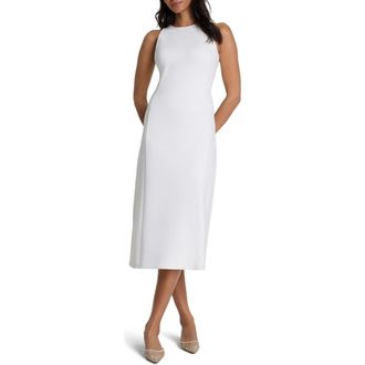 Spanx Sleeveless A-Line Midi Dress in Ivory at Nordstrom, Size X-Small
