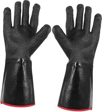 OEM Guantes Resistentes Al Calor Y Al Agua Para Cocina Y Barbacoa: Antiaceite, Dise&ntilde;o &Uacute;nico De Cinco Dedos, C&oacute;modos